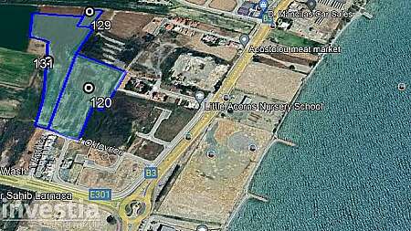 Prime Land off Larnaca Dhekelia road -opposite Land of tomorrow and the New Marina.