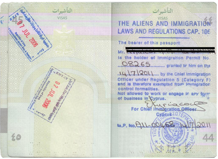 Permanent residence permit visa in Cyprus
